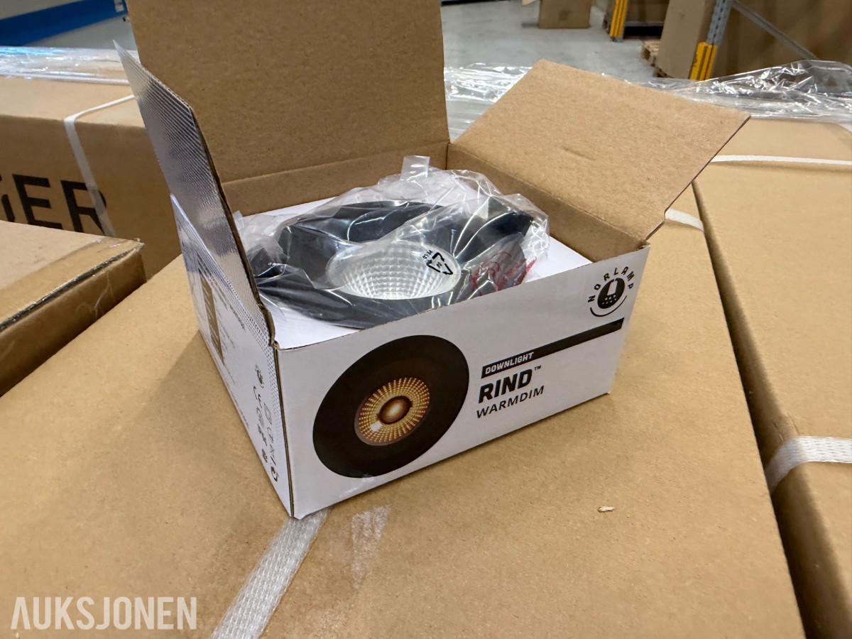 250 Stykk NORLAMP RIND 8W – WARM DIM DOWNLIGHT