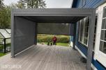2026 De luxe manuell lamell 4x3m - Antrasitt De luxe