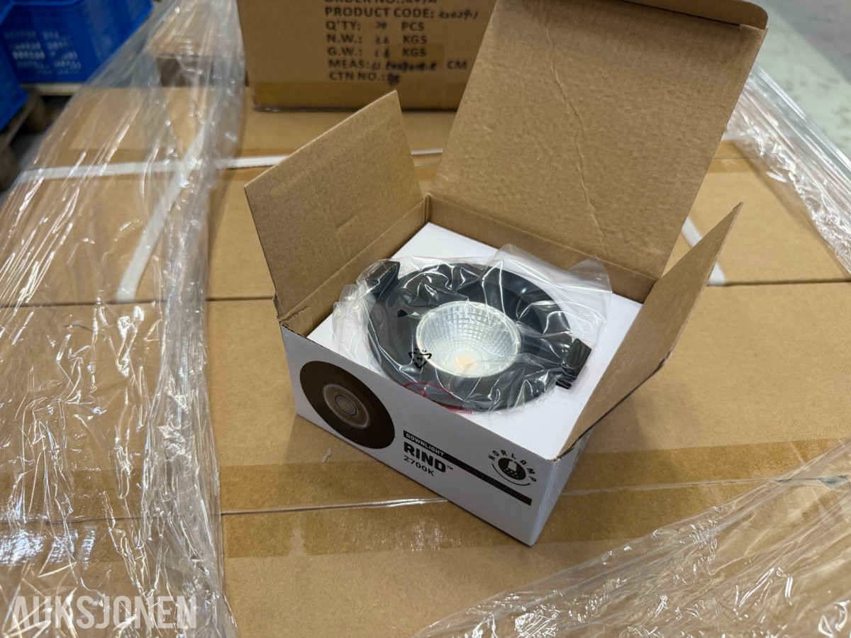 250 x Lumier RIND LED downlight – 8W 2700K