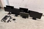 Parti med 8 PC-skjermer og 4 Lenovo USB-C-dokkingstasjoner