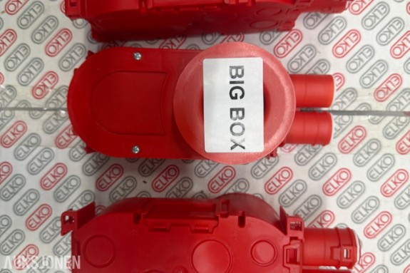 ELKO BIG BOX – Dobbeldose veggboks 132 ST.