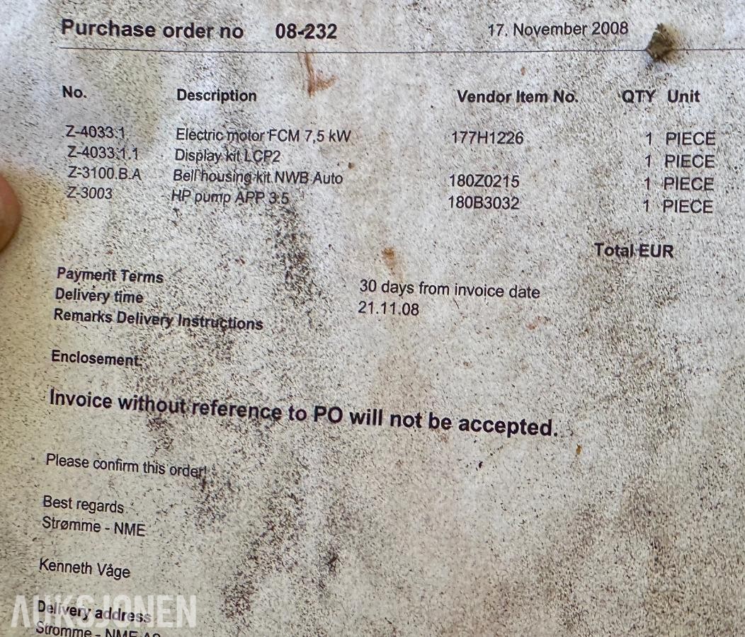 Danfoss FCM elektromotor 7,5 kW