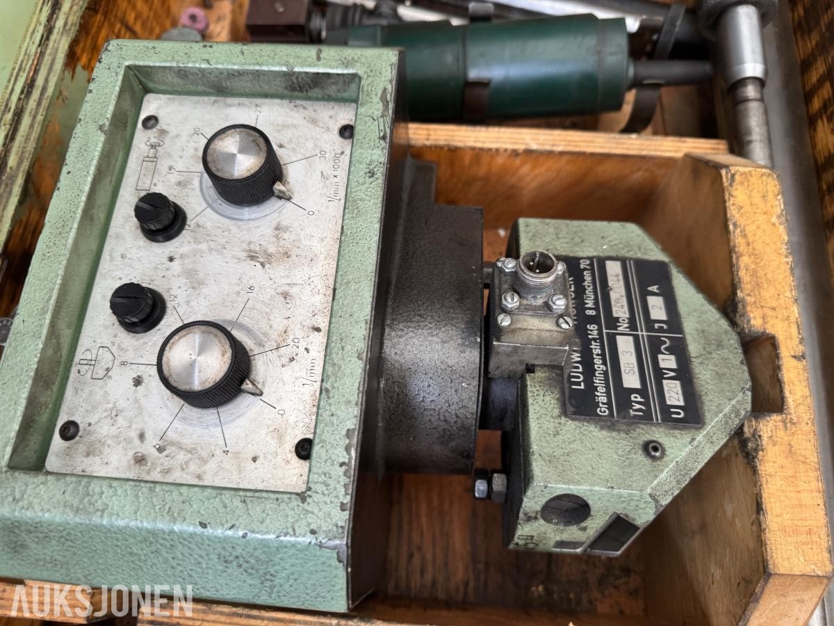 Ludwig Hunger VKM 2,3 ventilslipemaskin med tilbehør