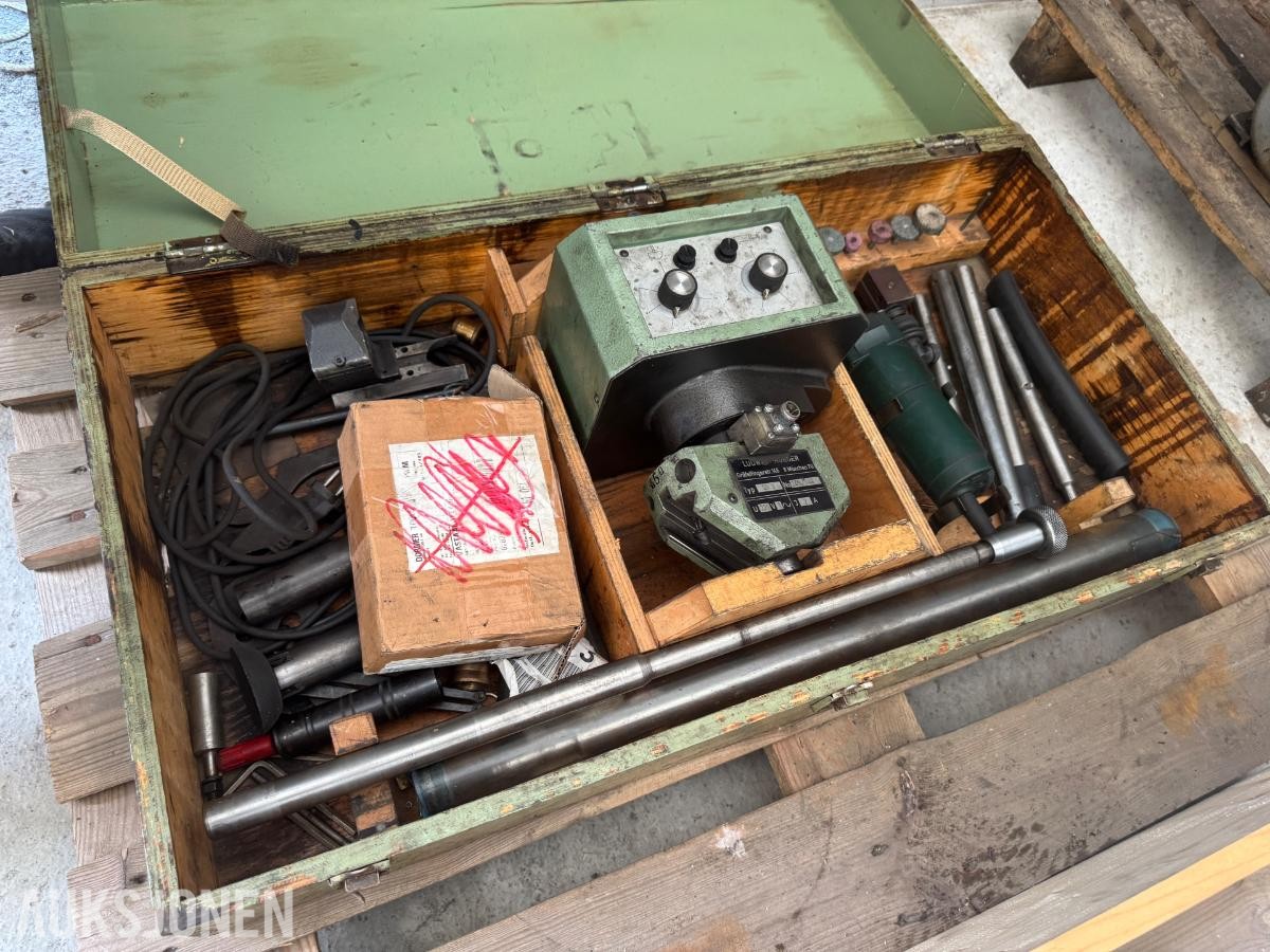 Ludwig Hunger VKM 2,3 ventilslipemaskin med tilbehør
