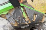 Deutz Fahr D7007 CH Traktor, frontlaster, rundballespyd, 2x skuffer