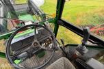 Deutz Fahr D7007 CH Traktor, frontlaster, rundballespyd, 2x skuffer