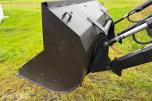 Deutz Fahr D7007 CH Traktor, frontlaster, rundballespyd, 2x skuffer