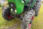 Deutz Fahr D7007 CH Traktor, frontlaster, rundballespyd, 2x skuffer