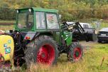 Deutz Fahr D7007 CH Traktor, frontlaster, rundballespyd, 2x skuffer