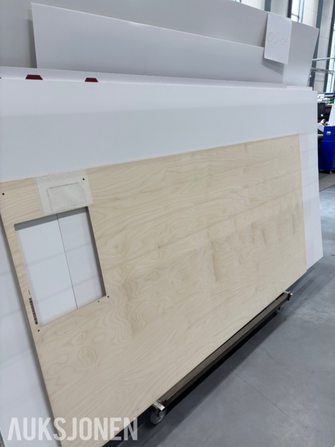 Diverse plater til storformat Grafisk selges samlet m/4stk traller