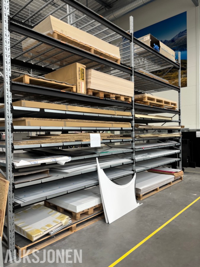 Diverse plater til storformat Grafisk selges samlet m/4stk traller