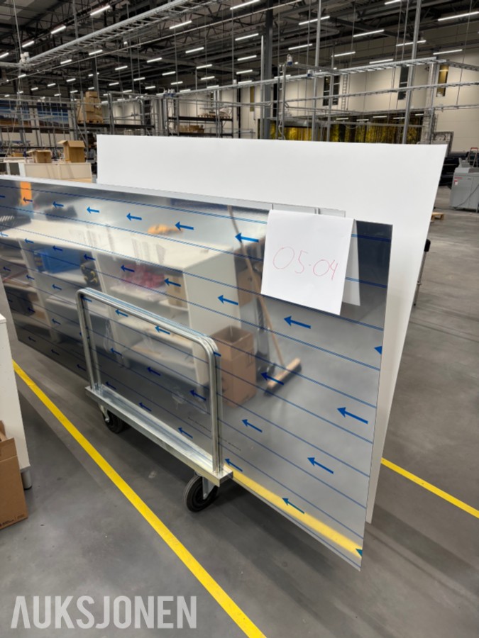 Diverse plater til storformat Grafisk selges samlet m/4stk traller