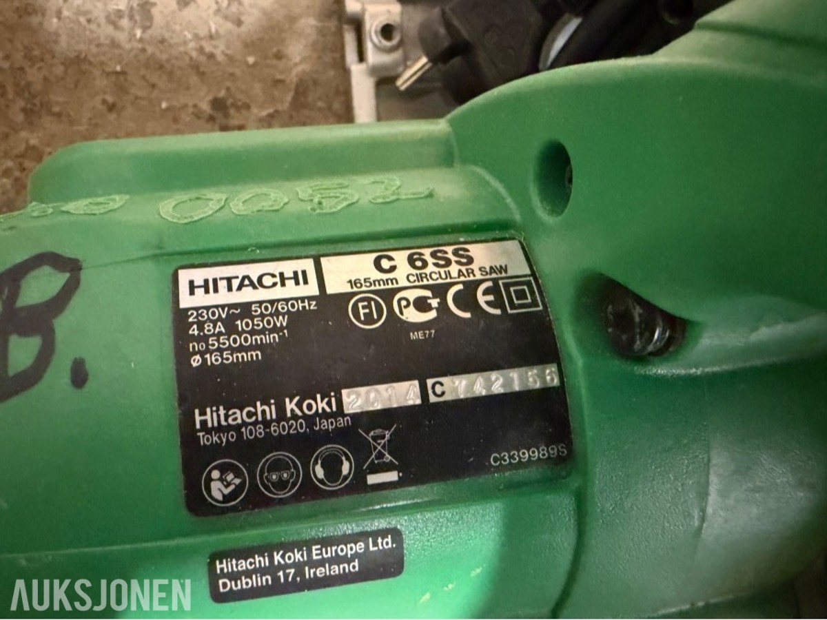 Hitachi / VI Slider 1, Stikksag, sirkelsag og skruautomat