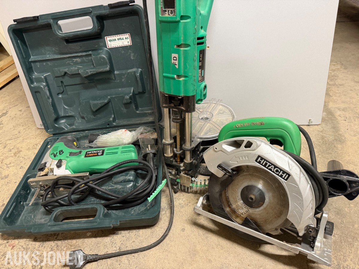 Hitachi / VI Slider 1, Stikksag, sirkelsag og skruautomat