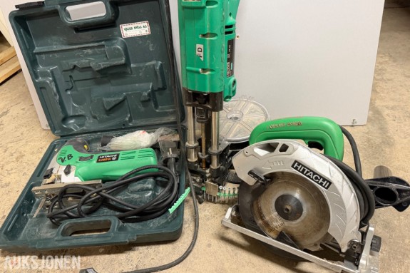 Hitachi / VI Slider 1, Stikksag, sirkelsag og skruautomat