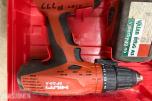Hilti batteriverktøy. Drill, sirkelsag, bajonettsag og skrumaskin. 22 volt. 