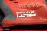 Hilti batteriverktøy. Drill, sirkelsag, bajonettsag og skrumaskin. 22 volt. 