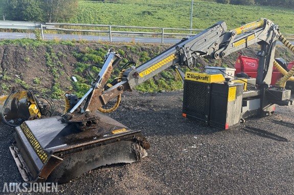 2023 Slagkraft W70 1066 kantklipper m/ kranarm og klippehode - 1625 timer 