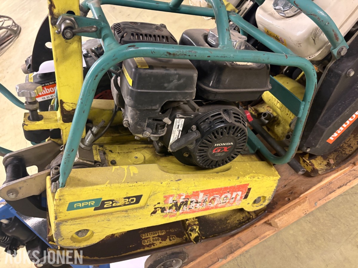 4 stk. platevibratorer, Ammann APF/APR, reparasjonsobjekter