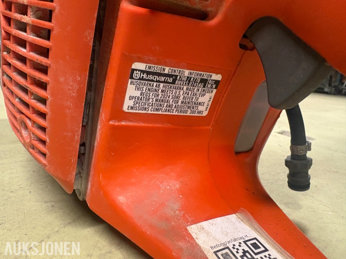 Husqvarna K770 bensindrevet kappemaskin betongsag