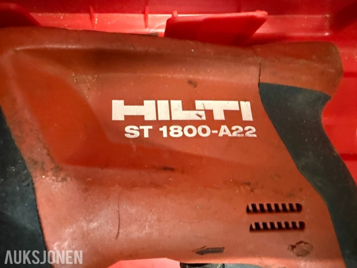 Hilti Batteriverktøy. Skrumaskin, gipsskrutrekker og sirkelsag. 22 volt
