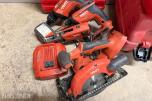 Hilti Batteriverktøy. Skrumaskin, gipsskrutrekker og sirkelsag. 22 volt