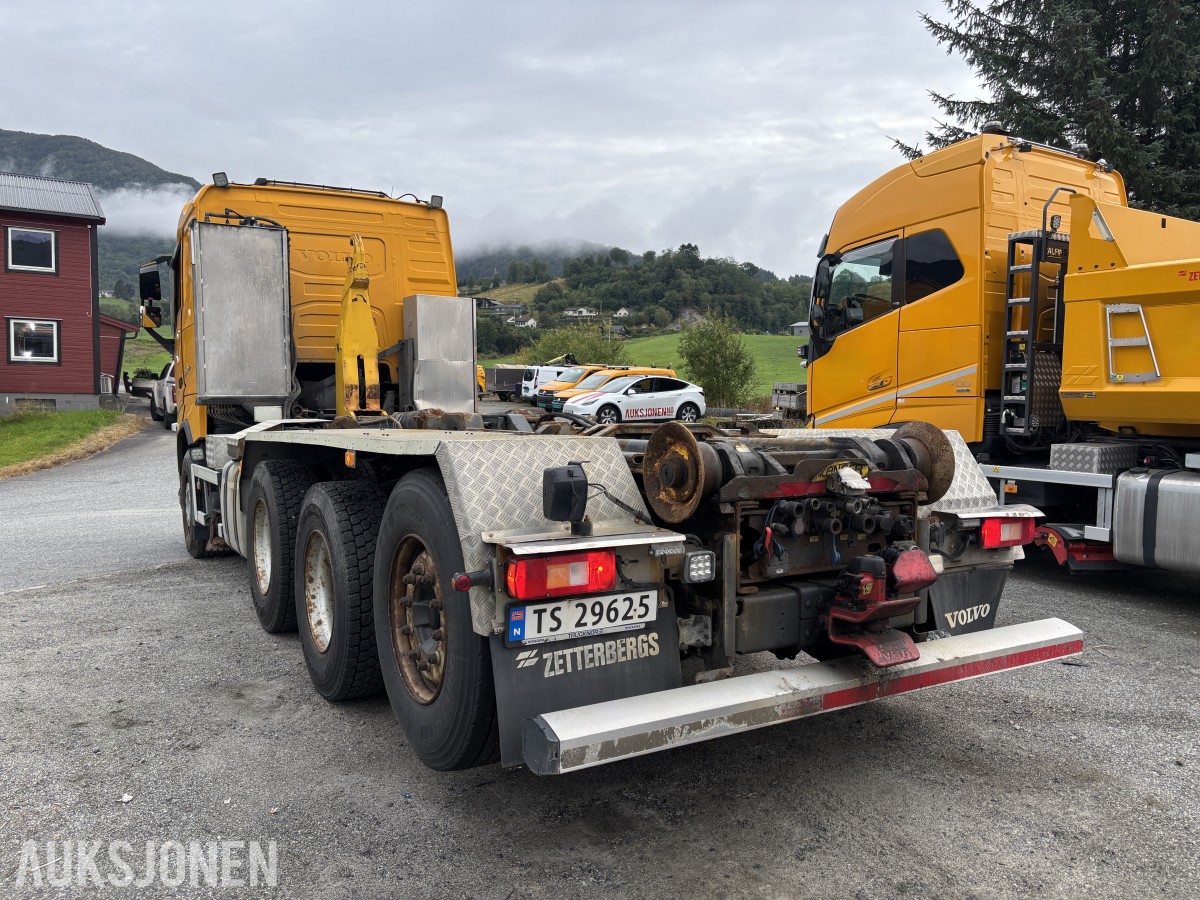 2019 VOLVO FH 540 EURO6 8x4 KROKBIL – ZETTERBERGS PALIFT T22 - MAHLE MIDTSKJÆR OG BRØYTEPLATE