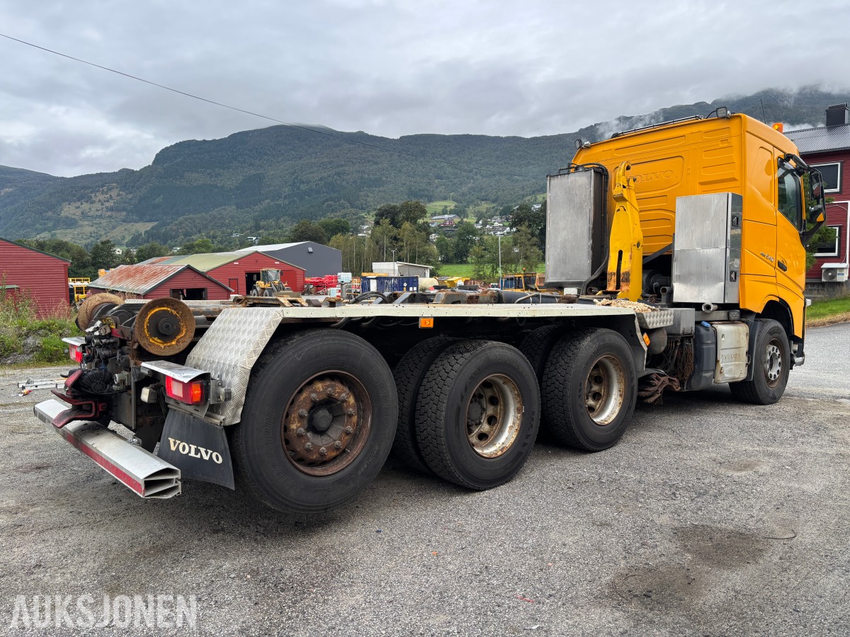 2019 VOLVO FH 540 EURO6 8x4 KROKBIL – ZETTERBERGS PALIFT T22 - MAHLE MIDTSKJÆR OG BRØYTEPLATE