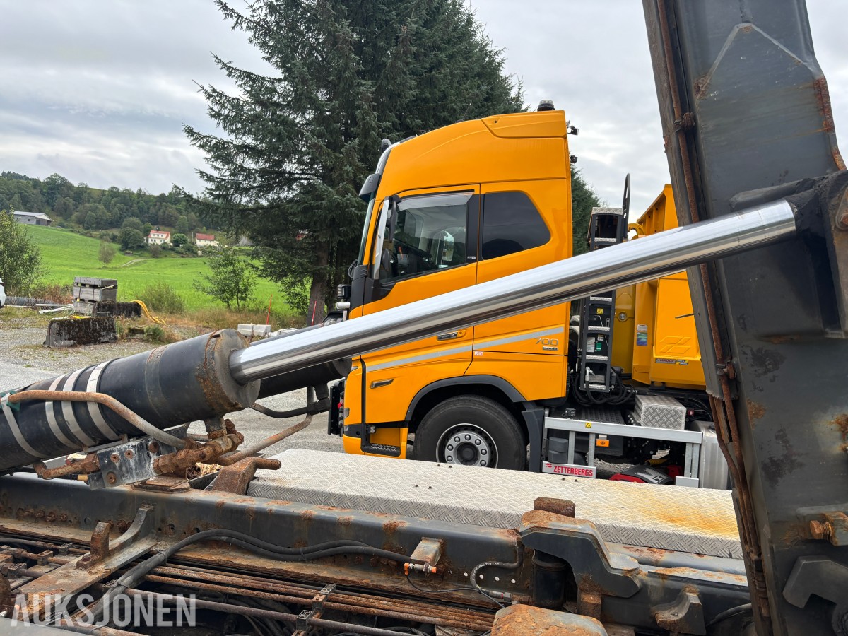 2019 VOLVO FH 540 EURO6 8x4 KROKBIL – ZETTERBERGS PALIFT T22 - MAHLE MIDTSKJÆR OG BRØYTEPLATE