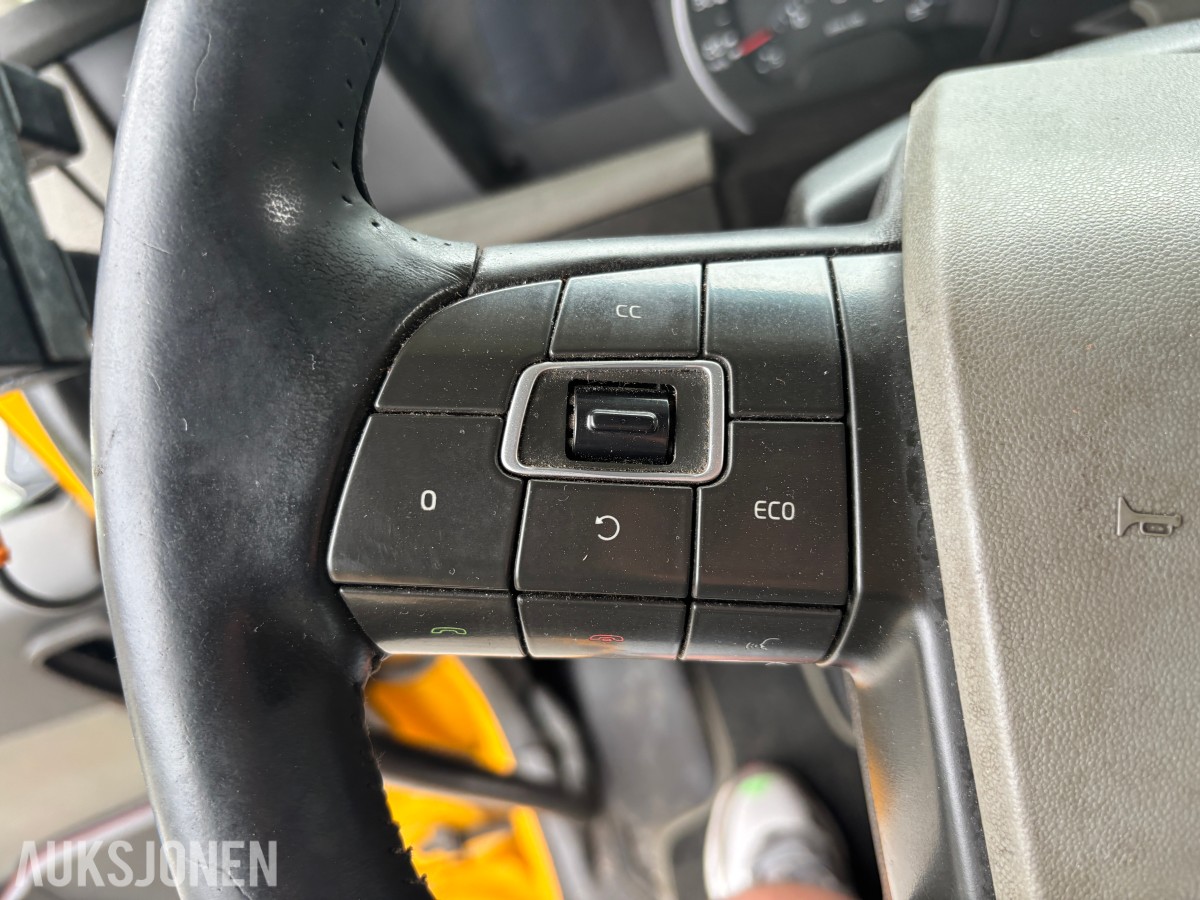 2019 VOLVO FH 540 EURO6 8x4 KROKBIL – ZETTERBERGS PALIFT T22 - MAHLE MIDTSKJÆR OG BRØYTEPLATE