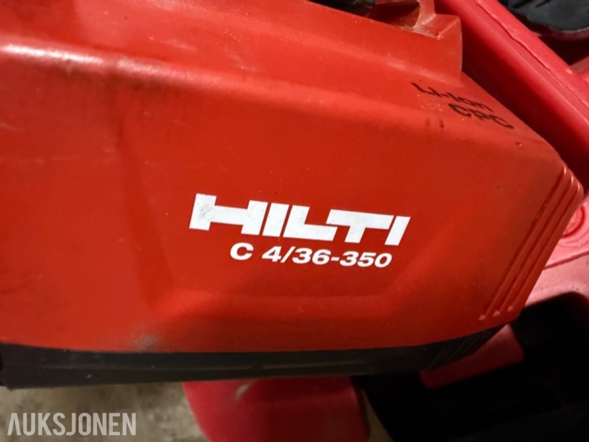 Hilti SCM 22-A m/Lader, 2 batteri og Koffert