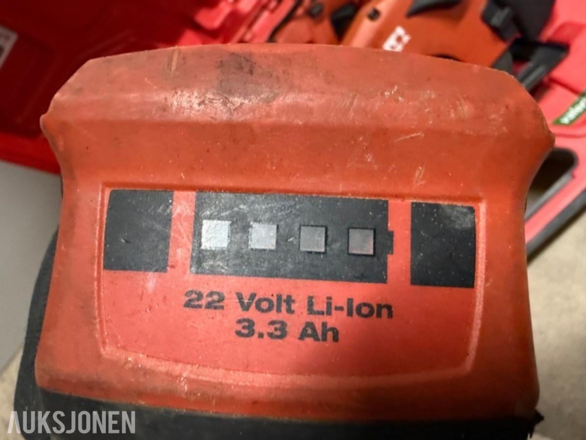 Hilti SCM 22-A m/Lader, 2 batteri og Koffert