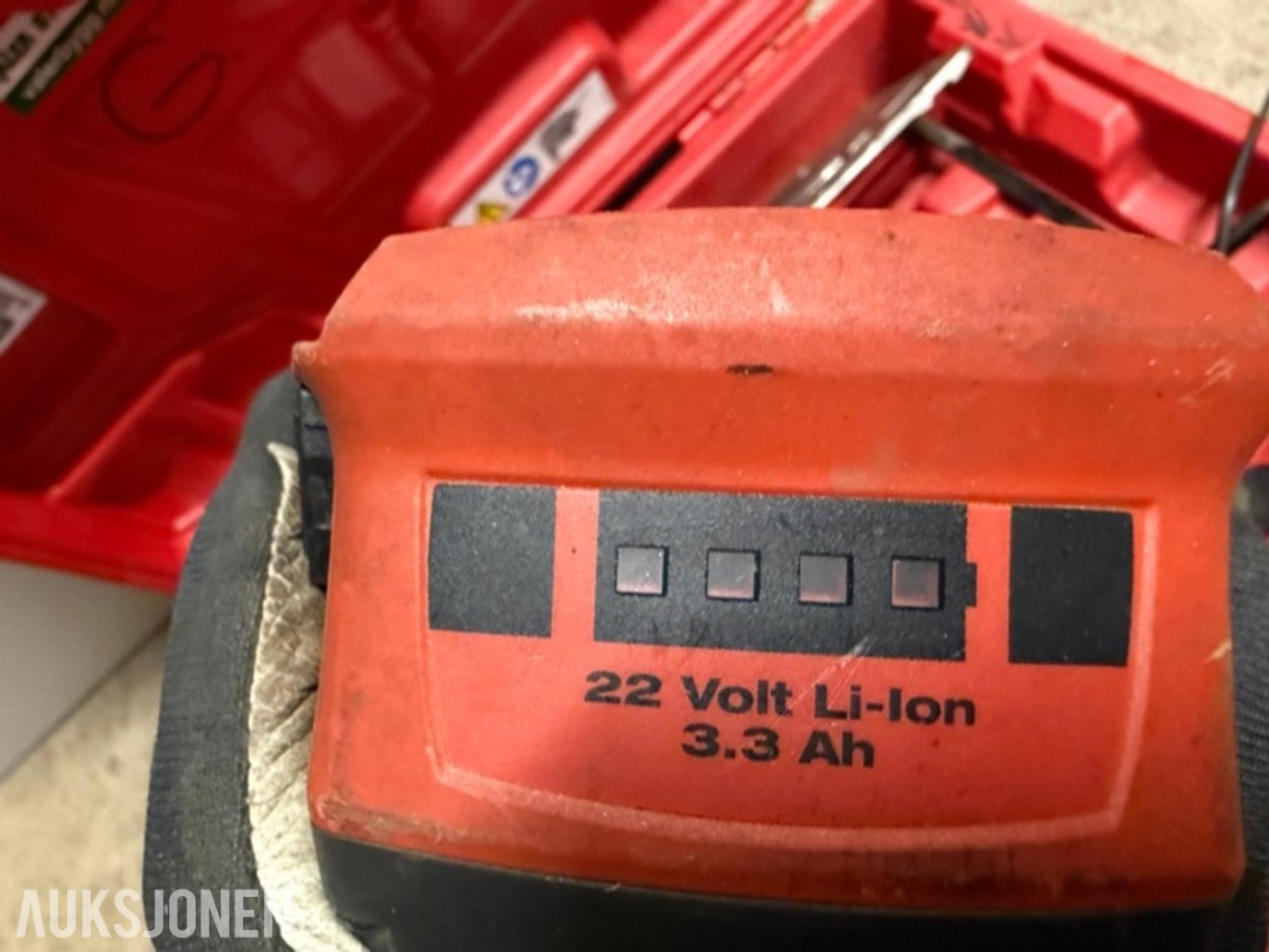 Hilti SCM 22-A m/Lader, 2 batteri og Koffert