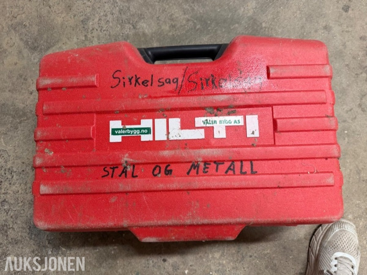 Hilti SCM 22-A m/Lader, 2 batteri og Koffert