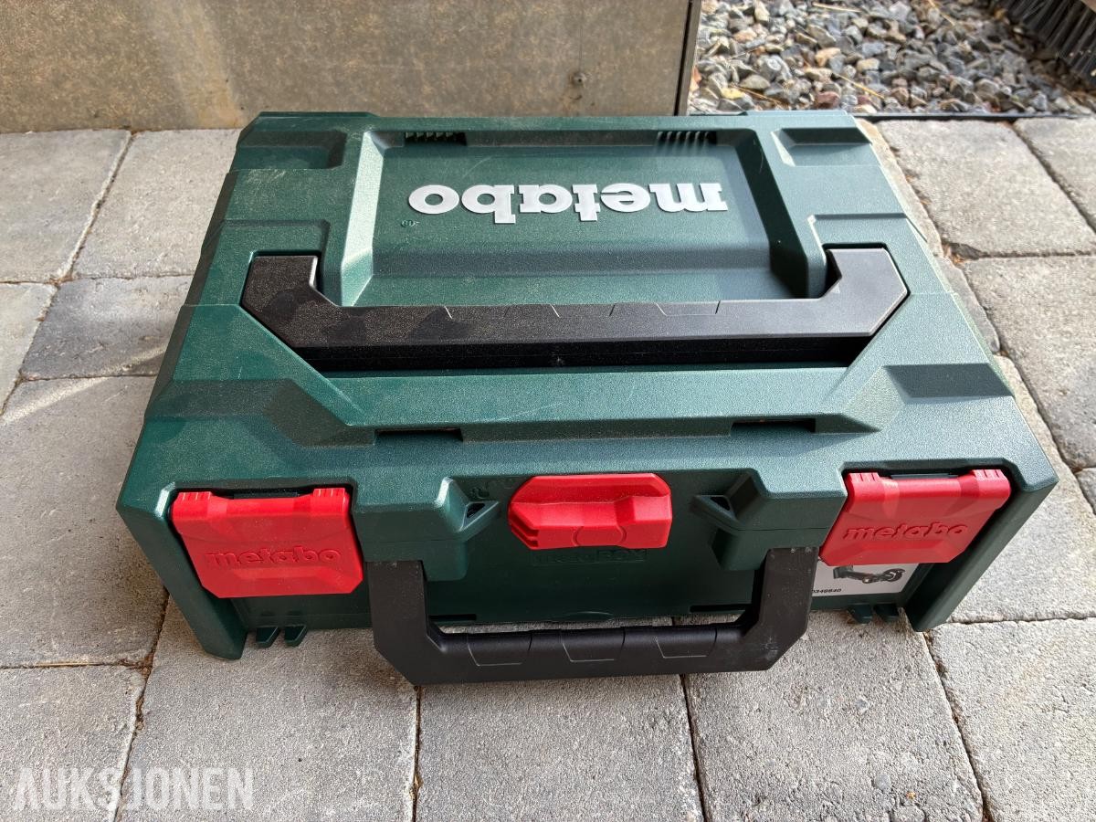 Metabo PowerMaxx 10,8/12V – drill, slagskrutrekker, bajonettsag og vinkelsliper  