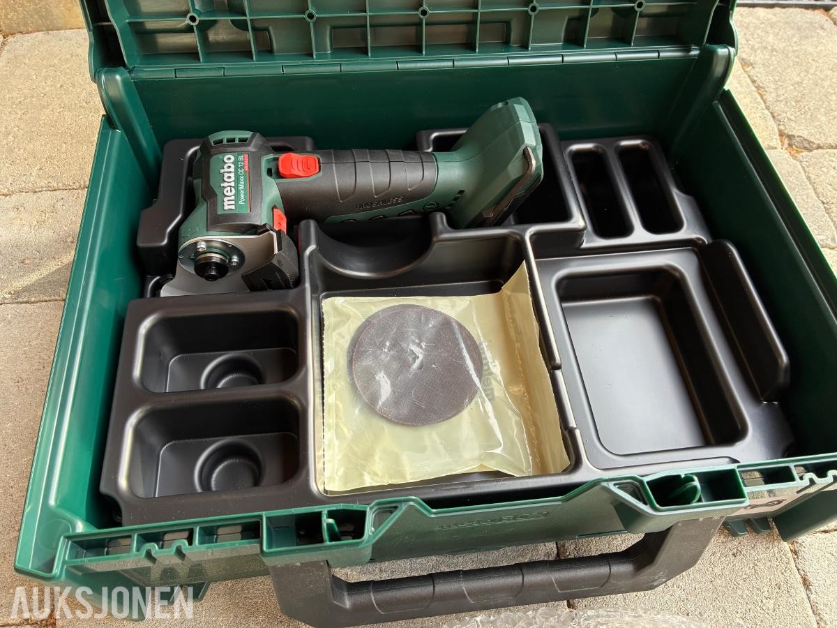 Metabo PowerMaxx 10,8/12V – drill, slagskrutrekker, bajonettsag og vinkelsliper  