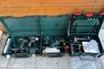 Metabo PowerMaxx 10,8/12V – drill, slagskrutrekker, bajonettsag og vinkelsliper  