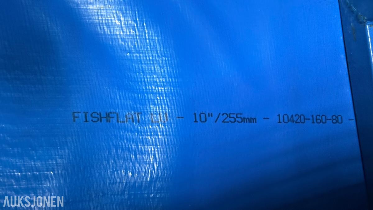 8 stk FISHFLOW – 10"/255 mm – 10420-160-80  FISHFLOW