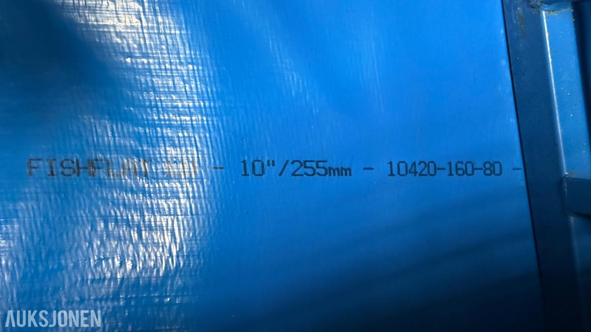 8 stk FISHFLOW – 10"/255 mm – 10420-160-80  FISHFLOW