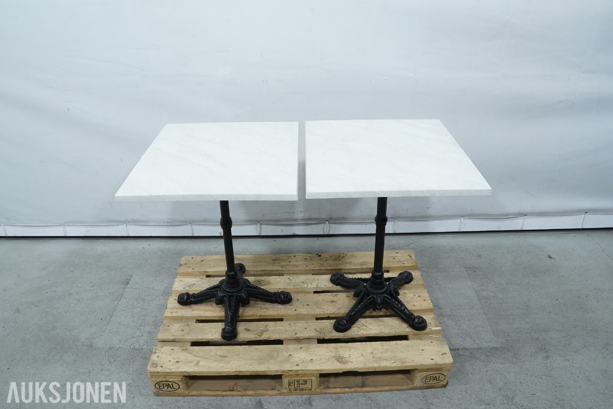 12 stk kafébord 70 x 60 cm