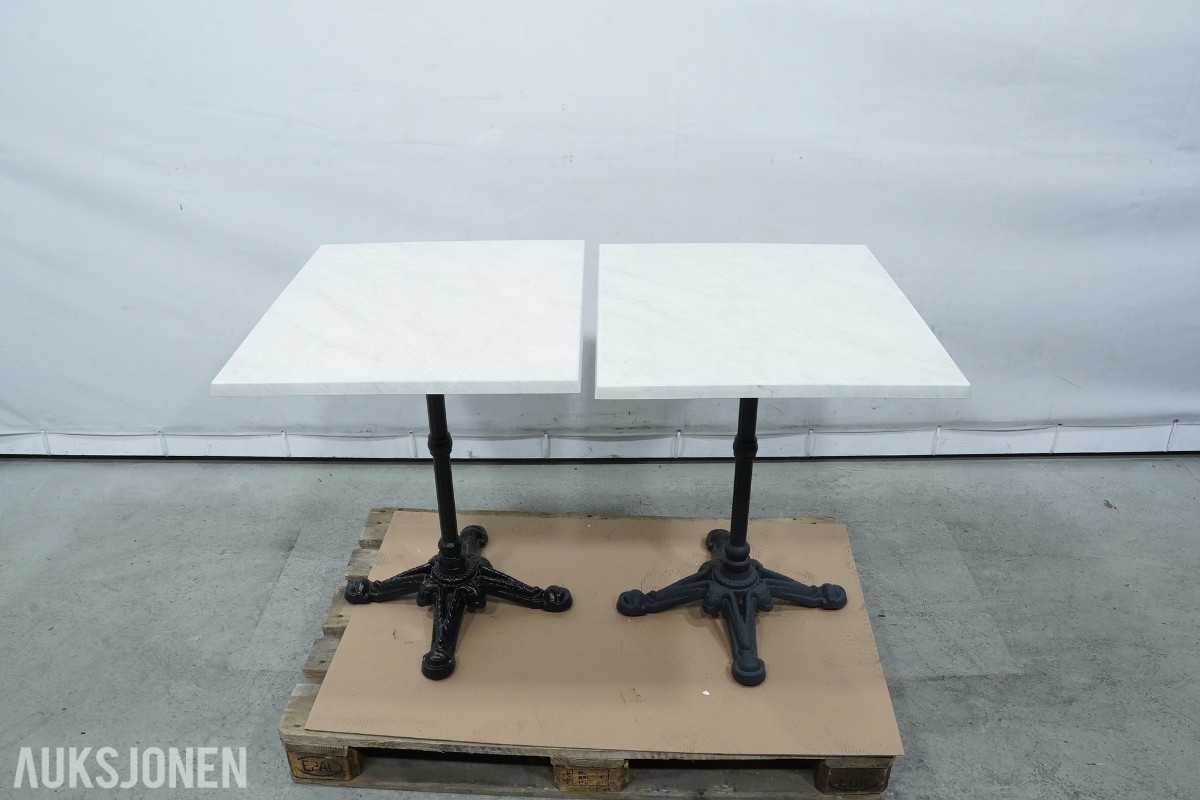 12 stk kafébord 70 x 60 cm