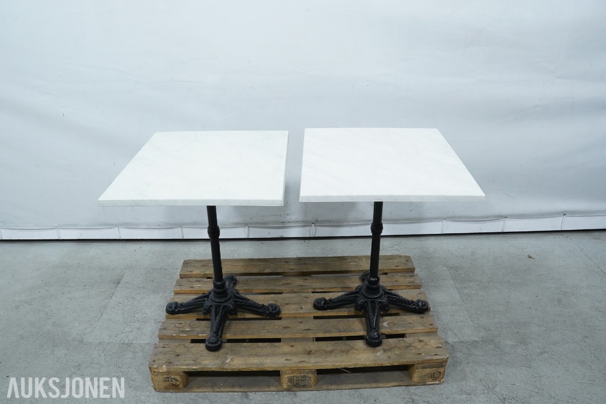 12 stk kafébord 70 x 60 cm