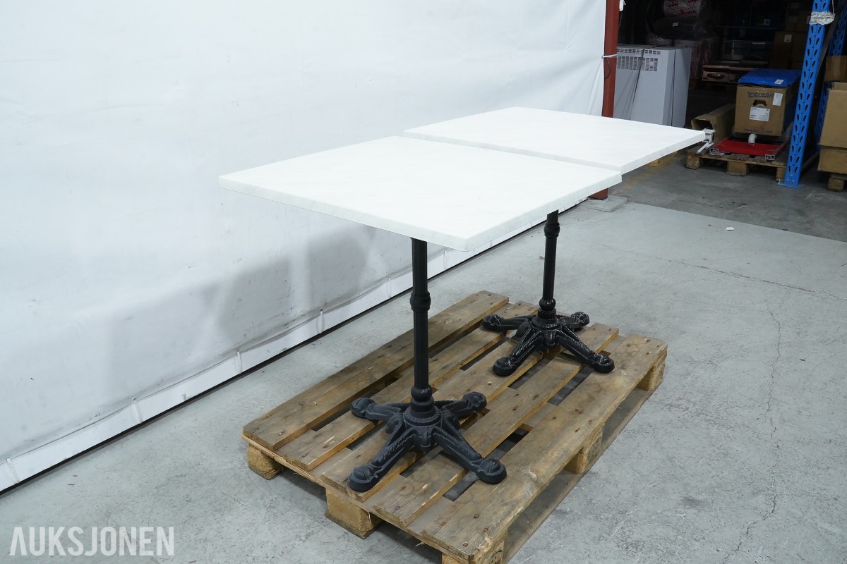 12 stk kafébord 70 x 60 cm