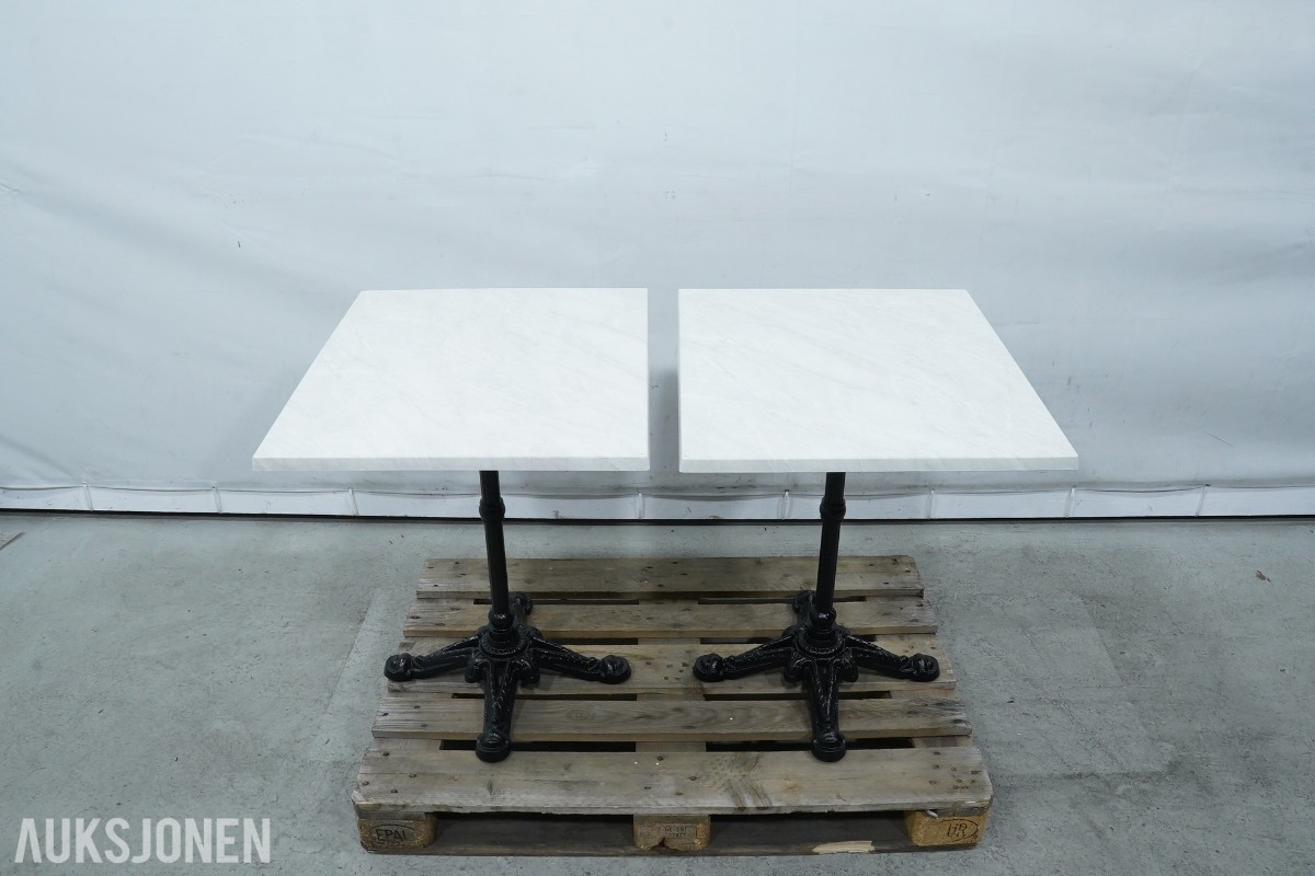 12 stk kafébord 70 x 60 cm