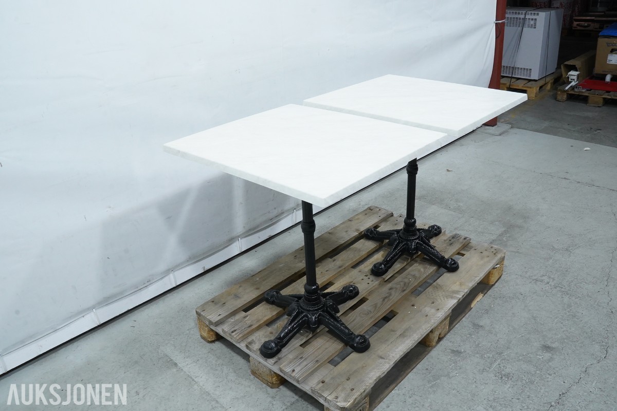 12 stk kafébord 70 x 60 cm