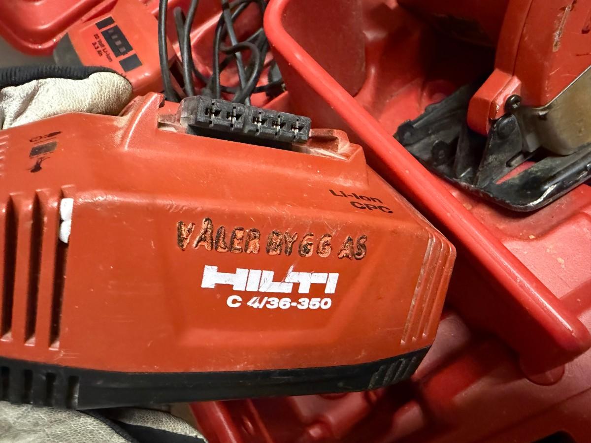 Hilti SCM 22-A m/ekstra skive, lader, batteri og koffert