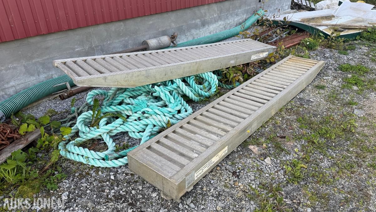 2002 2 stk. Alunor lasteramper/kjøreramper - kapasitet 2850 kg