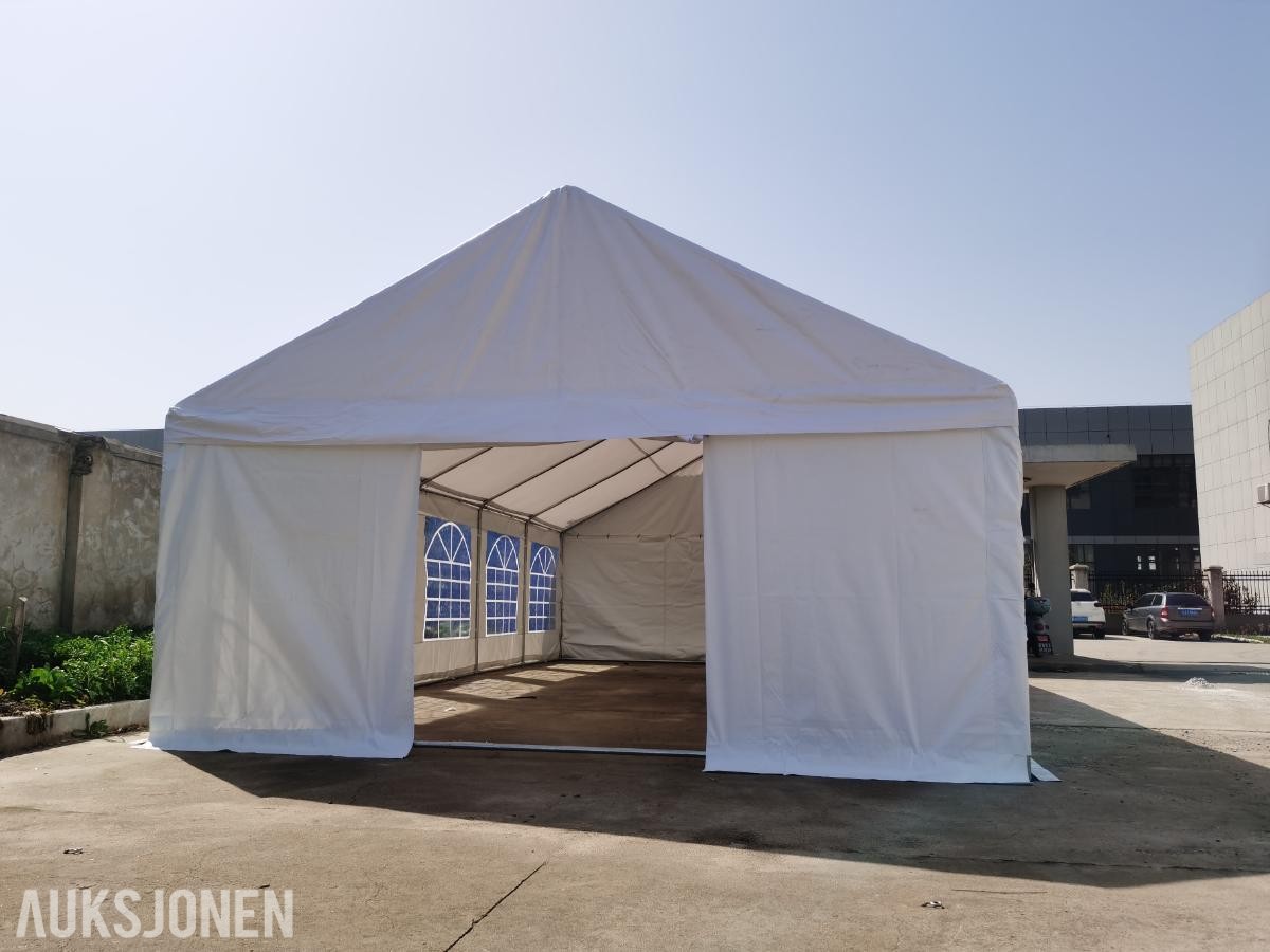 INGEN MINSTEPRIS - PVC Party Telt 4x8 meter. B-vare