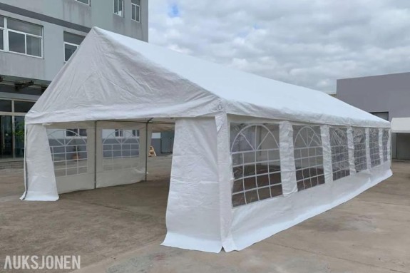 INGEN MINSTEPRIS - PVC Party Telt 4x8 meter. B-vare