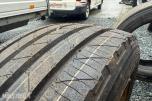 2 stk. Goodyear 295/55 R22.5 på felg